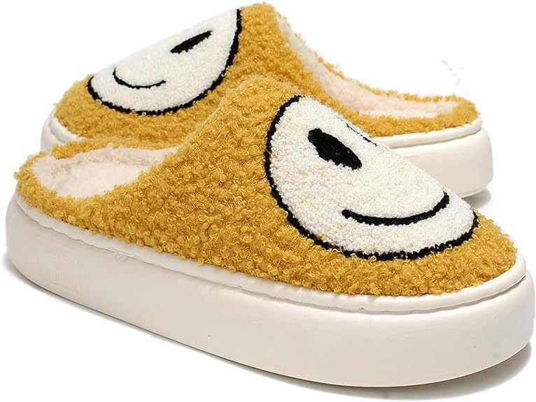 Platform Smiley House Shoes