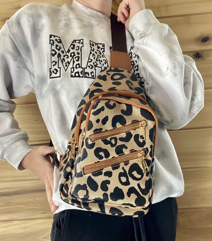 Leopard crossbody