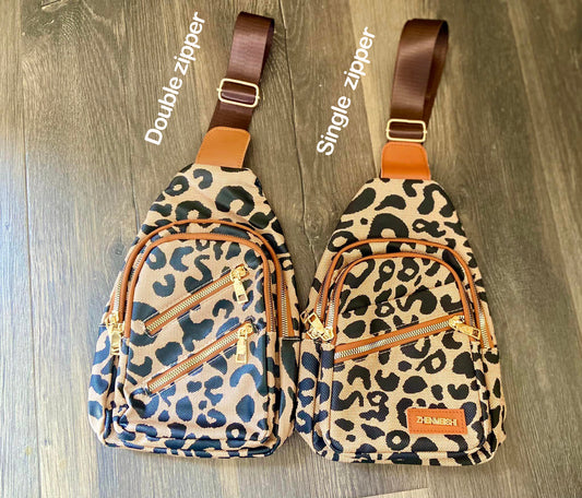 Leopard crossbody